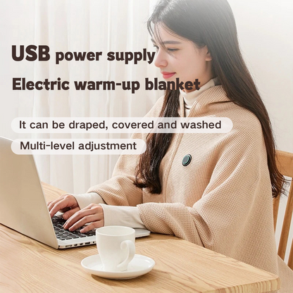 🎅Best Winter Gifts 🔥Favorite Portable Heated Shawl (Buy 2 Free Shipping)